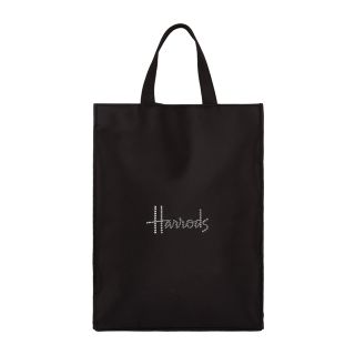 ハロッズ(Harrods)のHarrods ハロッズ スワロフスキー クリスタル ロゴ ショッパー バッグ(トートバッグ)