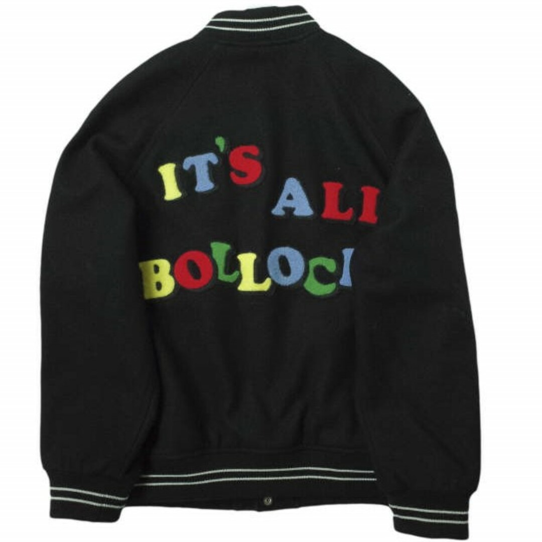 SUPREME シュプリーム 21SS Jamie Reid It's All Bollocks Varsity Jacket ジェイミーリード ウールスタジャン XL BLACK スタジアムジャンパー バーシティージャケット アウター【SUPREME】