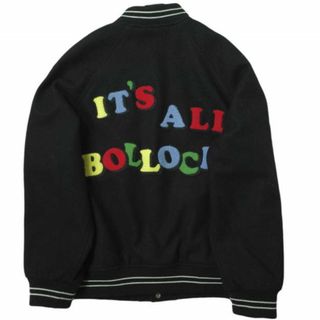 シュプリーム(Supreme)のSUPREME シュプリーム 21SS Jamie Reid It's All Bollocks Varsity Jacket ジェイミーリード ウールスタジャン XL BLACK スタジアムジャンパー バーシティージャケット アウター【中古】【SUPREME】(スタジャン)