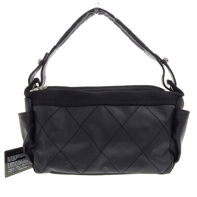 【本物保証】 保付 超美品 シャネル CHANEL パリビアリッツ ワンショルダーバッグ PVC 黒 シール付 11番台 A34205 ロゴ ココマーク 希少 | フリマアプリ ラクマ