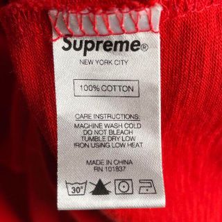 Supreme - 【美品 人気Lサイズ】シュプリーム☆ビッグ刺繍ロゴ入りT