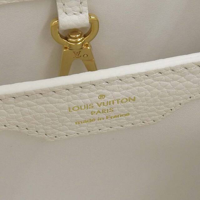 【本物保証】 箱・布袋付 新品同様 ルイヴィトン LOUIS VUITTON カプシーヌ BB 2WAYバッグ トリヨンレザー ブロン M54294 希少 レア
