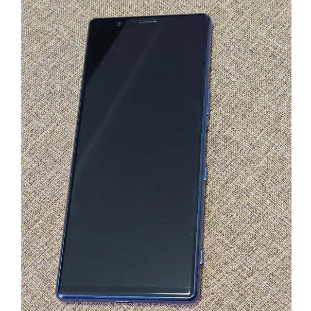 スマートフォン本体xperia5 SO-01M docomo simフリー　ネイビー