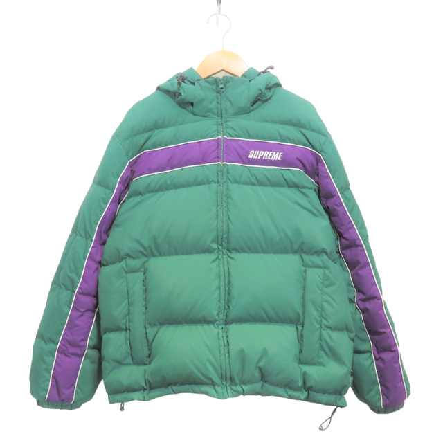Supreme 18aw Stripe Panel Down Jacket 豪奢な vivacf.net
