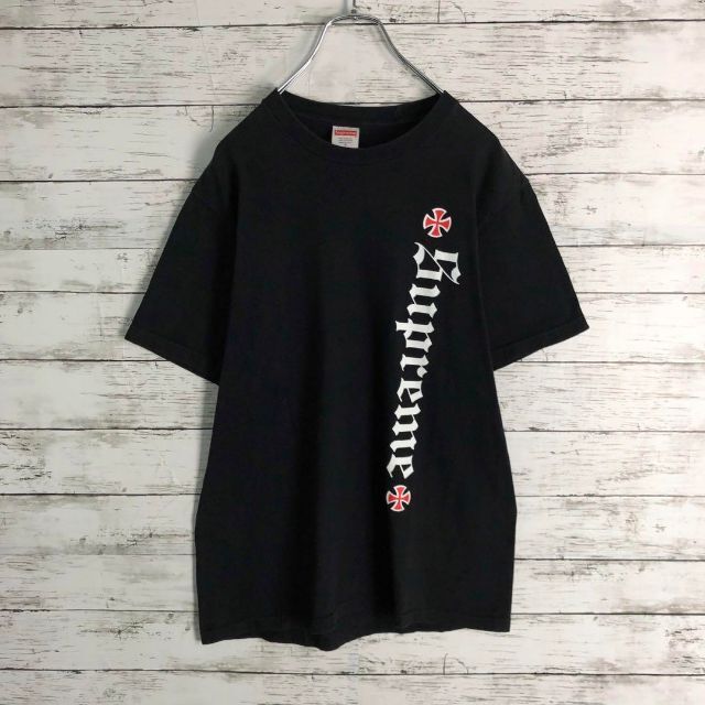 7365 【入手困難】シュプリーム☆ビッグロゴ定番カラー人気デザインtシャツ