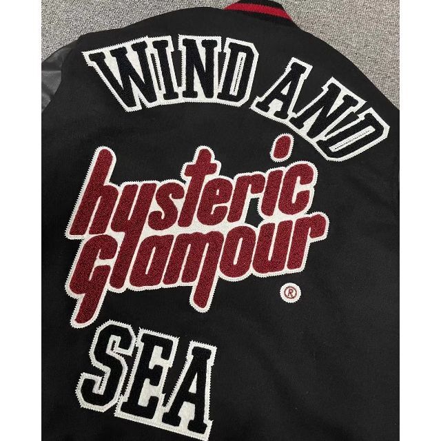 HYSTERIC GLAMOUR x WIND AND SEA スタジャンL ajustsolutions.com