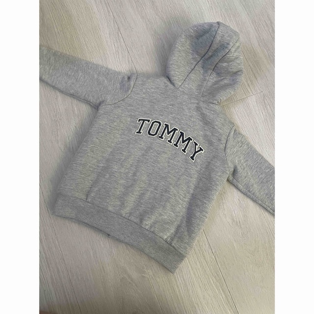 TOMMY HILFIGER バックロゴフーデッドジャケット ボアパーカー