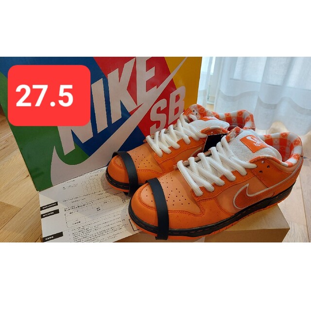 Nike SB Dunk Low SP Orange Lobster 27.5