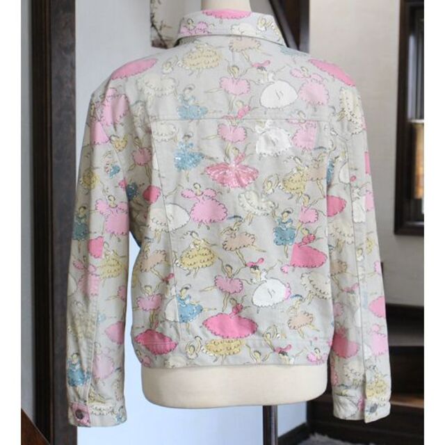 お買得限定品☆夏売れ筋 ブルマリンジーンズバレリーナ柄綿アウターG