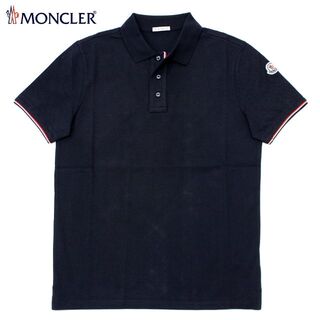 モンクレール(MONCLER)の75 MONCLER ネイビー 半袖 ポロシャツ size XL (ポロシャツ)
