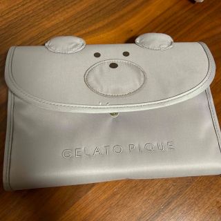 ジェラートピケ(gelato pique)のたる様　専用　ジェラートピケ　母子手帳ケース　新品 M　ベア くま(母子手帳ケース)