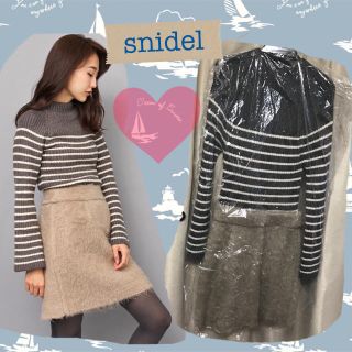 スナイデル(SNIDEL)のsnidel♡ニットドッキングワンピ(ひざ丈ワンピース)