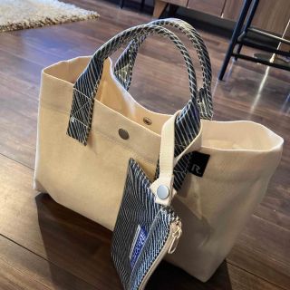 ルートート(ROOTOTE)のルートート　キャンバストートバッグ　ビニールポーチ付き(ハンドバッグ)