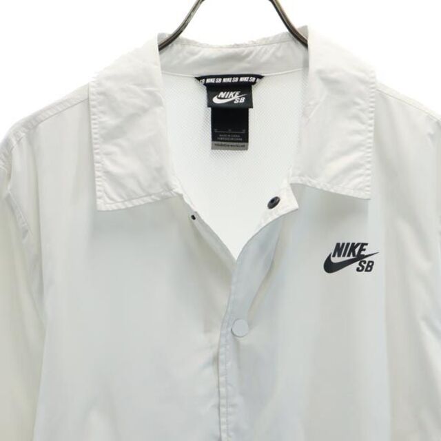 NIKE - ナイキ スイングトップ ロゴプリント ジャケット M 白 NIKE SB