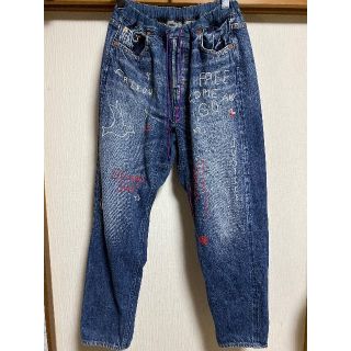 デニムダンガリー(DENIM DUNGAREE)のDENIM DUNGAREE/刺繍デニムイージーパンツ/デニムダンガリー(デニム/ジーンズ)