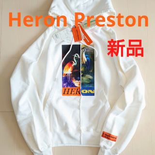 ヘロンプレストン(HERON PRESTON)の新品 国内正規品★ヘロンプレストン スウェットパーカー ホワイトCTNMB刺繍入(スウェット)