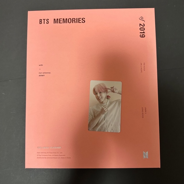 BTS MEMORIES OF 2019 DVDのサムネイル