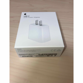 アップル(Apple)の【新品未使用】APPLE USB-C電源アダプタMHJA3AM/A 20w 純正(変圧器/アダプター)