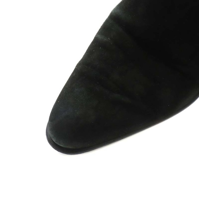 イヴサンローラン ショートブーツ ヒール 35 22.0cm 黒 レディースの靴/シューズ(ブーツ)の商品写真
