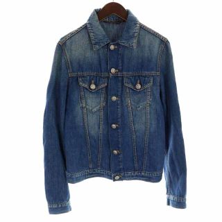 ヤコブコーエン JEANS ジージャン Gジャン デニムジャケット S 青