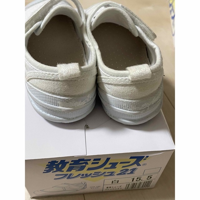 asics(アシックス)の比較的美品 教育シューズ フレッシュ21 上履き 15.5cm お受験 幼稚園 キッズ/ベビー/マタニティのキッズ靴/シューズ(15cm~)(スクールシューズ/上履き)の商品写真