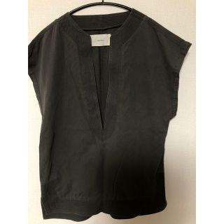 トゥデイフル(TODAYFUL)のTODAYFUL Cotton Keyneck Pulloverチャコールグレー(ベスト/ジレ)