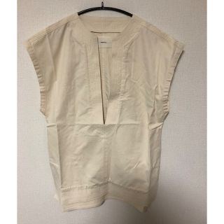 トゥデイフル(TODAYFUL)のTODAYFUL Cotton Keyneck Pullover オフホワイト(ベスト/ジレ)