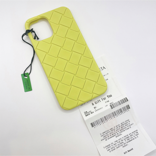 【新品未使用】BOTTEGA VENETA 　iphoneケース12proMAXスマホアクセサリー