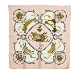 HERMES エルメス カレ90 SPRINGS スプリングス スカーフ シルク