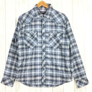 パタゴニア(patagonia)のMENs S  パタゴニア ロングスリーブ ウエスタン スナップ シャツ Long-Sleeved Western Snap Shirt ヘンプ ワークウェア シリーズ 入手困難 PATAGONIA 53330 SLIB グレー系(その他)