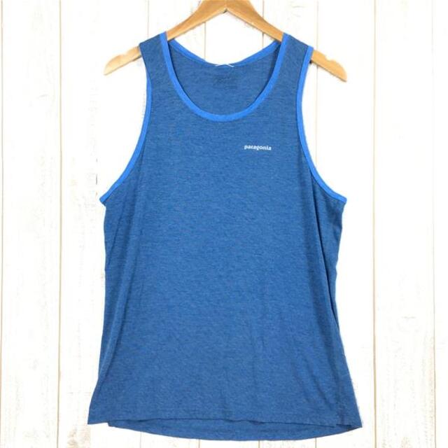 MENs M  パタゴニア ナイントレイルズ シングレット Nine Trails Singlet タンクトップ ノースリーブシャツ 生産終了モデル 入手困難 PATAGONIA 23520 ブルー系