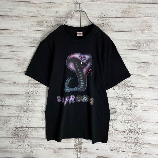 7363 【入手困難】シュプリーム☆ビッグロゴ定番カラー人気デザインtシャツ美品