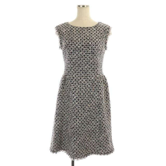 René(ルネ)のルネ × TISSUE Tweed Dress ワンピース 34 6116070 レディースのワンピース(ひざ丈ワンピース)の商品写真