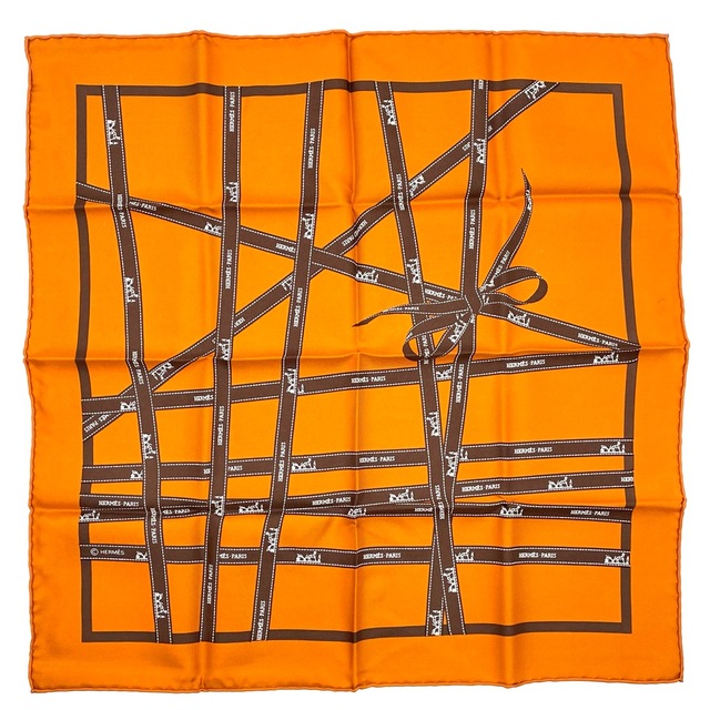 HERMES エルメス スカーフ プチカレ カレ45 BOLDUC RIBBON