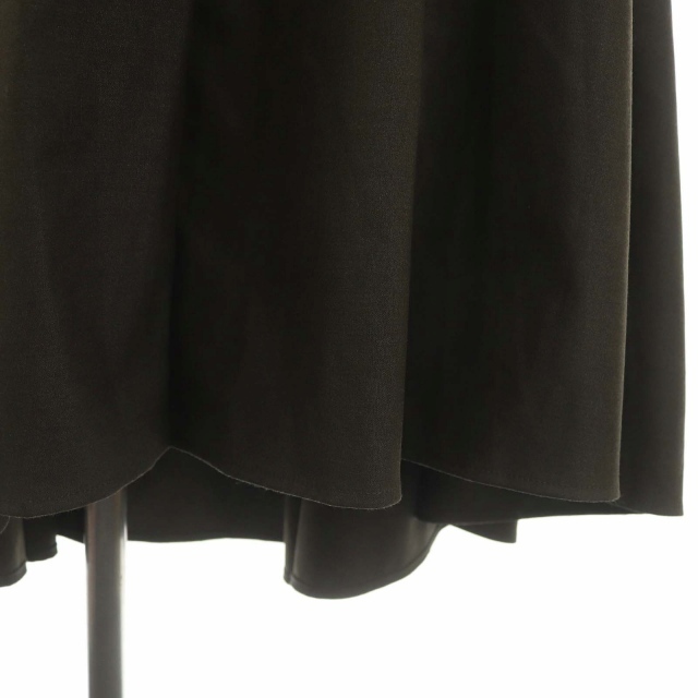 ADORE(アドーア)のアドーア カーポディーラーナスカート ロング フレア タック 38 ダークカーキ レディースのスカート(ロングスカート)の商品写真