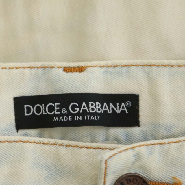 D&G(ディーアンドジー)のディー&ジー ドルガバ ドルチェ&ガッバーナ デニムパンツ ジーンズ 44 レディースのパンツ(デニム/ジーンズ)の商品写真