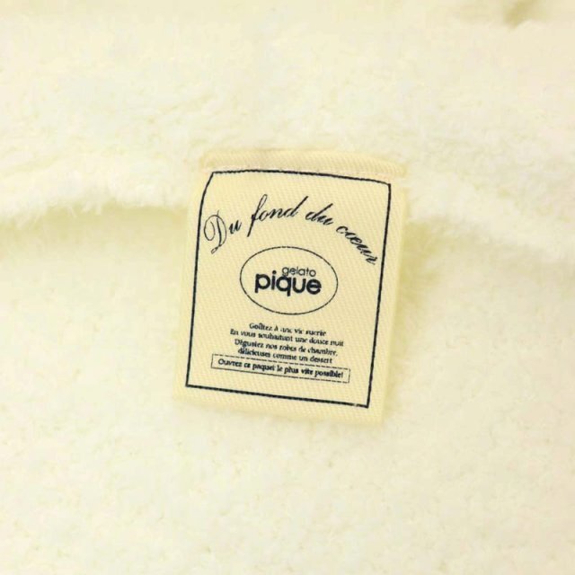 gelato pique(ジェラートピケ)のジェラートピケ セットアップ パーカー 長袖 フード ショートパンツ F レディースのトップス(パーカー)の商品写真