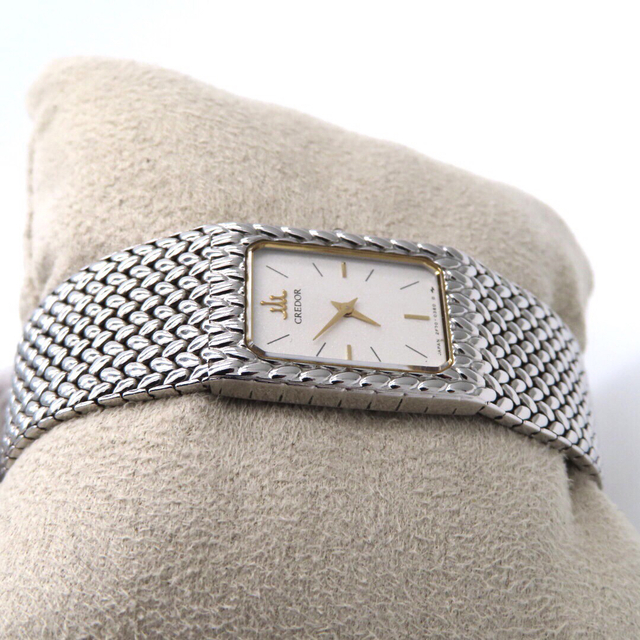 極美品 2F70 5340 SEIKO セイコー 時計 クレドール レディース 【はこ