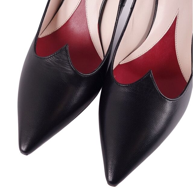ROLEX - 未使用 ロジェヴィヴィエ Roger Vivier パンプス ヒール ポインテッドトゥ カーフレザー シューズ レディース 35(22cm相当) ブラック ROLEX - 未使用 ロジェヴィヴィエ Roger Vivier パンプス ヒール ポインテッドトゥ カーフレザー シューズ レディース 35(22cm相当) ブラック
