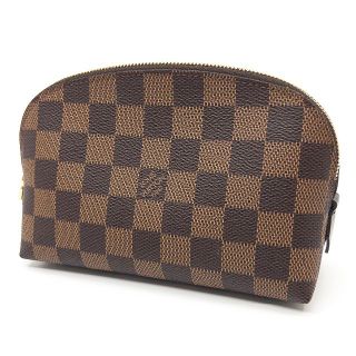 ルイヴィトン(LOUIS VUITTON)の美品 ルイヴィトン ダミエ ポシェット コスメティック ポーチ(ポーチ)