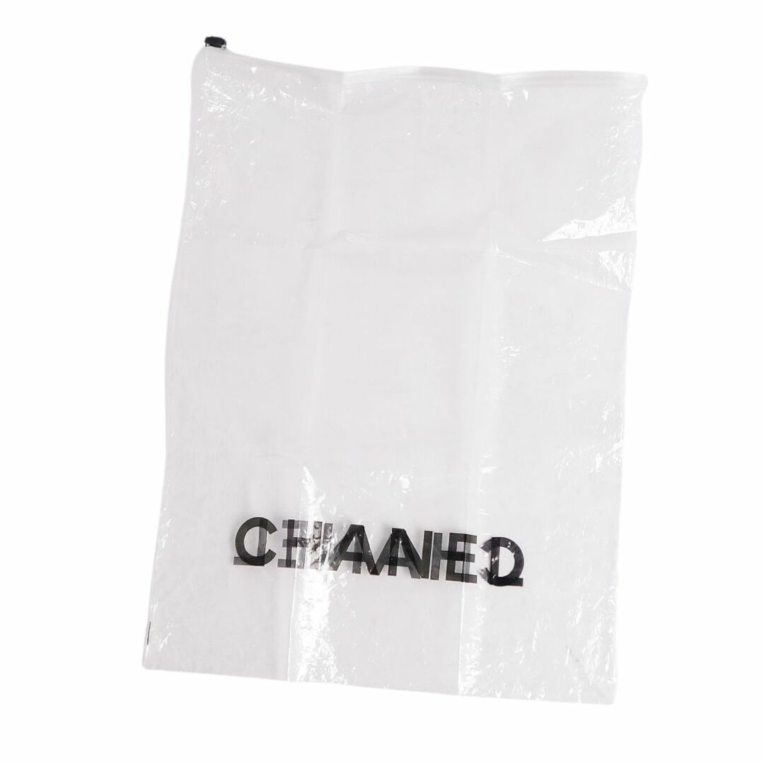 CHANEL(シャネル)の極美品 シャネル CHANEL ジャケット 17SS P55886 ノーカラー ジップアップ ジャージー アウター レディース イタリア製 40(M相当) ホワイト/オレンジ レディースのジャケット/アウター(その他)の商品写真