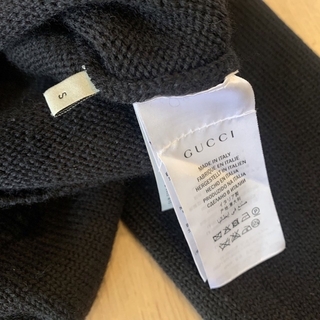 Gucci - 17A/W【美USED】GUCCI 蜂 アップリケ セーター S ニットの通販 