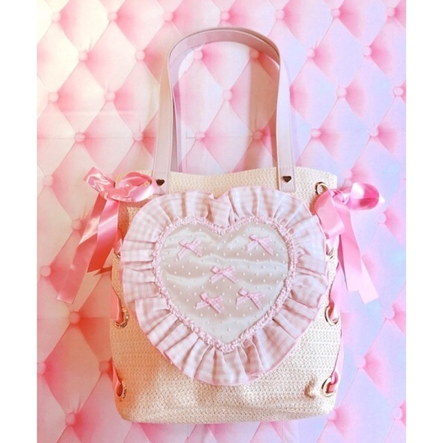 Swankiss(スワンキス)のSG picnic heart BAG レディースのバッグ(トートバッグ)の商品写真