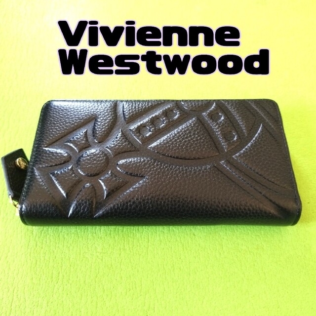 1点限り❤Vivienne Westwood❤未使用 長財布 オーブ レザー 黒 - www