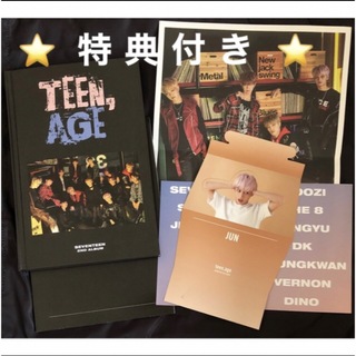SEVENTEEN - 【セブチ廃盤CD】TEENAGE RS 黒 スタンドポスター seventeen