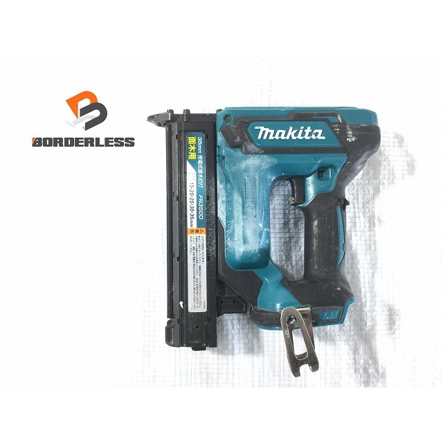 ☆品☆ makita マキタ 18V 35mm 充電式フィニッシュネイラ FN350D 本体のみ 青/ブルー 仕上釘 仕上げ釘打機 68210