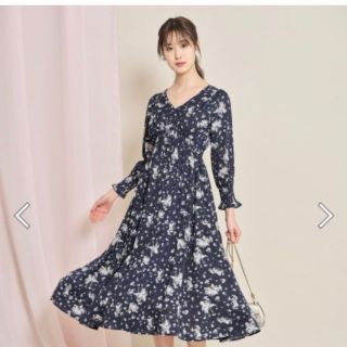 トッコクローゼット(TOCCO closet)のtocco closet 花柄 ワンピース(ひざ丈ワンピース)