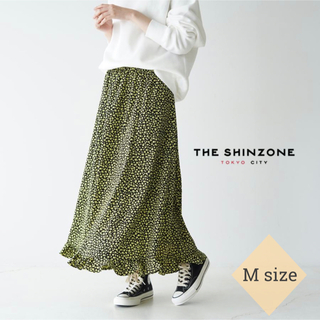 シンゾーン(Shinzone)の【美品】2022SS シンゾーン SHINZONE ヘムフリルスカート Mサイズ(ロングスカート)