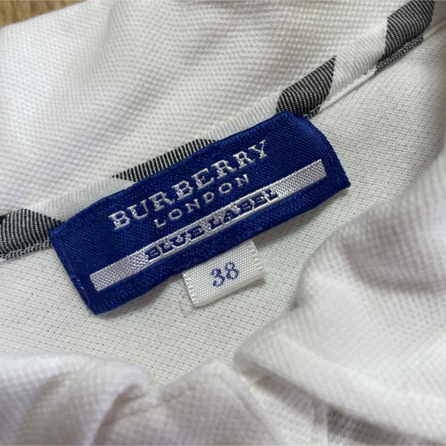 BURBERRY BLUE LABEL(バーバリーブルーレーベル)のバーバリー　ポロシャツ　38 レディースのトップス(ポロシャツ)の商品写真