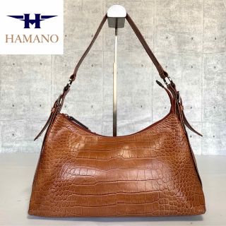 皇室御用達濱野皮革工藝ハマノはまのショルダーバッグ ハンドバッグ